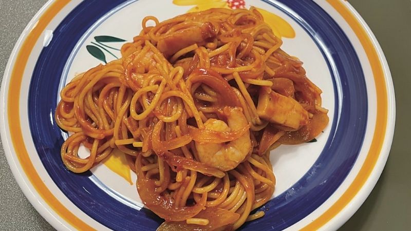 お食事処 穂(みのり)のナポリタン